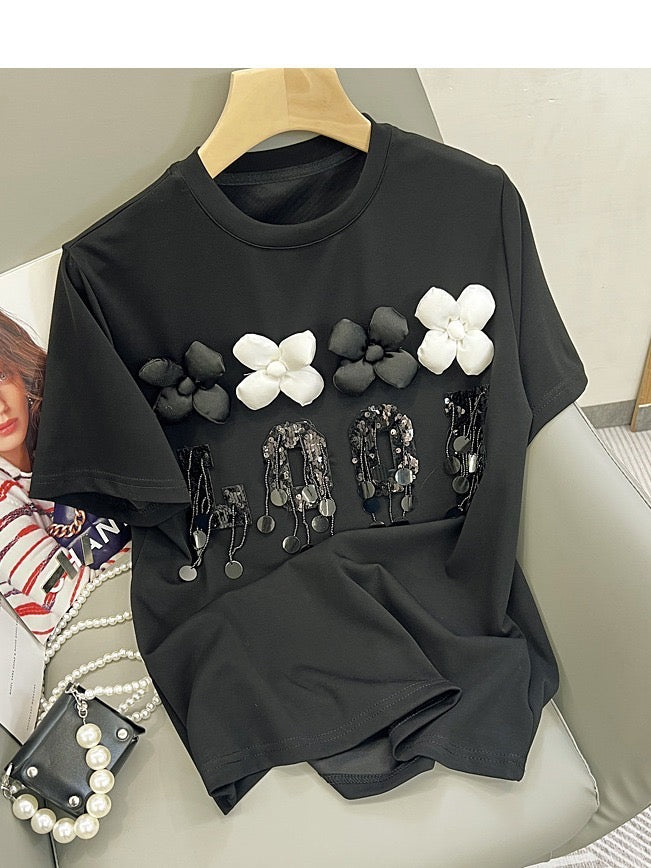 Round Neck T-Shirt - Ellie Rudo