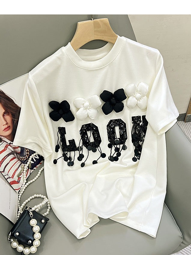 Round Neck T-Shirt - Ellie Rudo