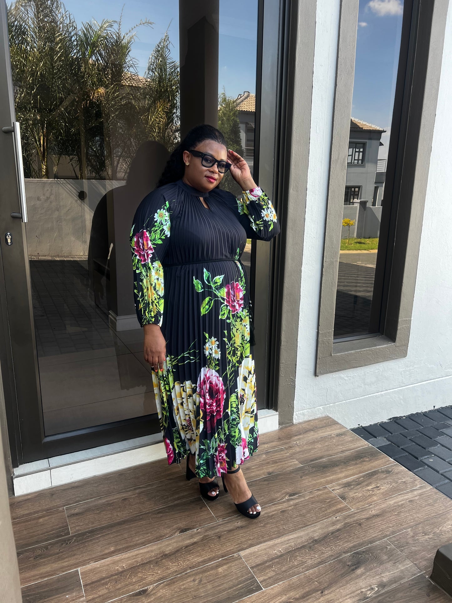Thuli Freesize Pleated Maxi - Ellie Rudo