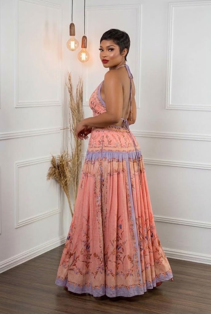 Open Back Floral