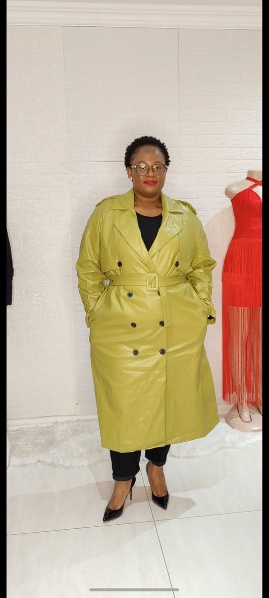Leather Trench Coat