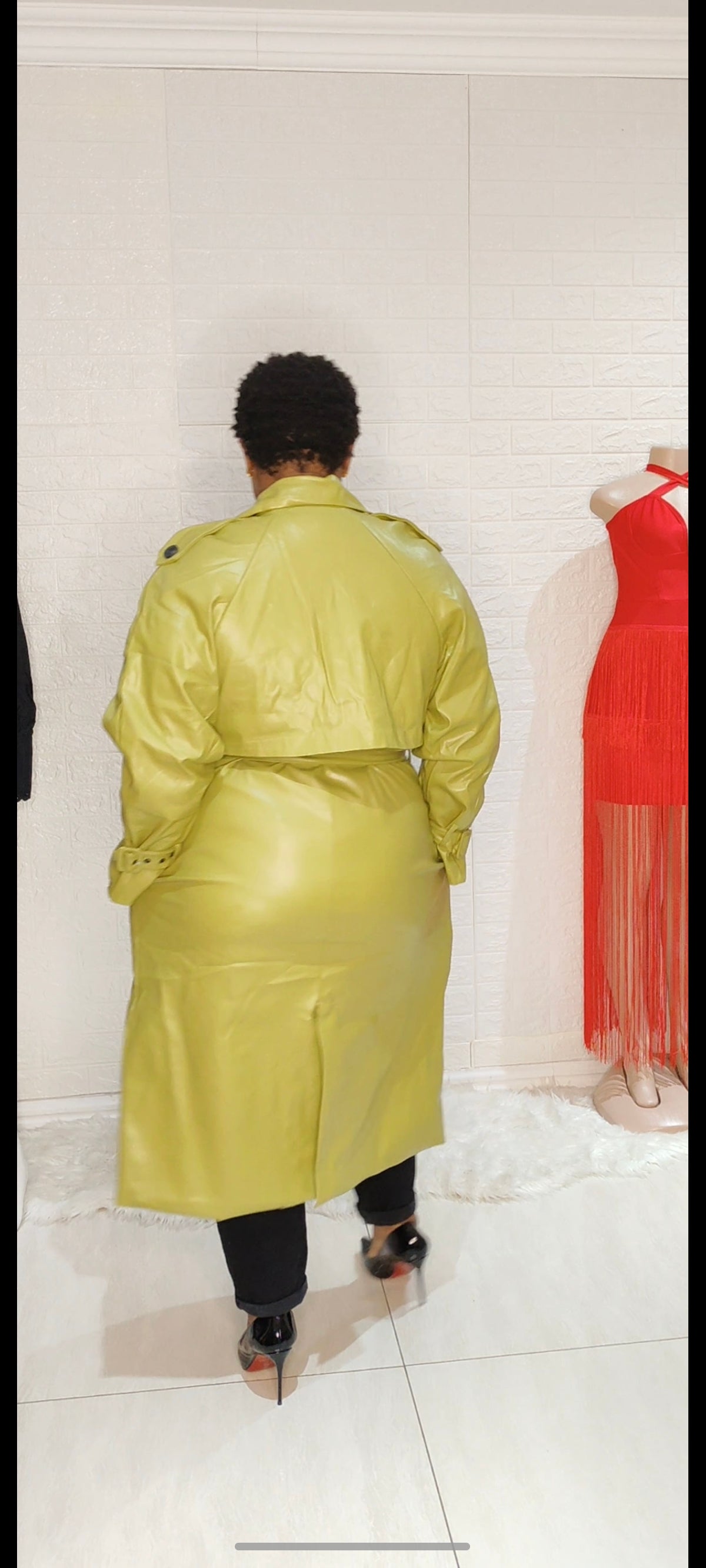 Leather Trench Coat
